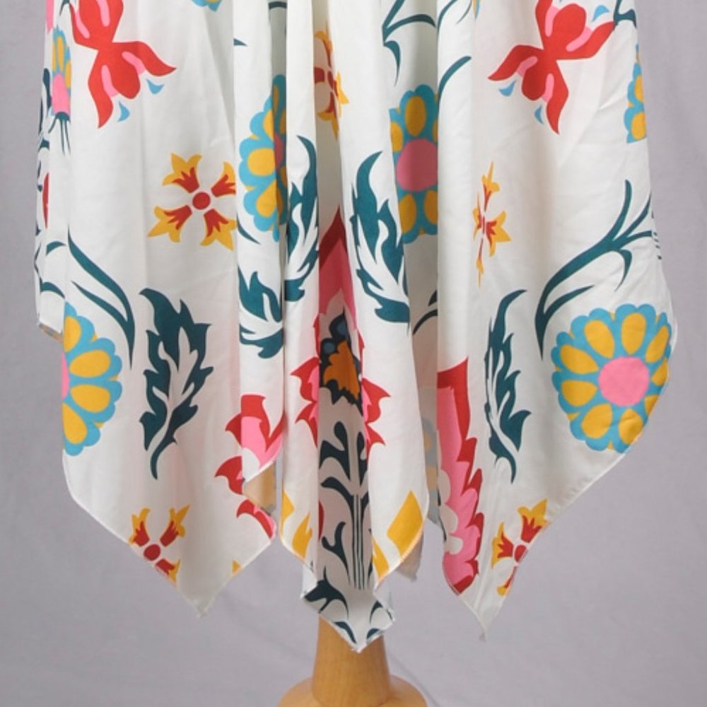 Sunny fashion,  Girls, Cream Floral A-Line Dress, Size 12 - Picture 4 of 6